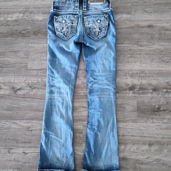 Rock Revival Sundee Mid Rise Stretch Jeans - Women's 25 - Picture 3 of 4